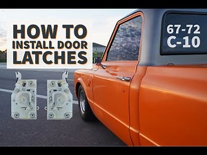 How to replace your door latches 67-72 Chevy C10