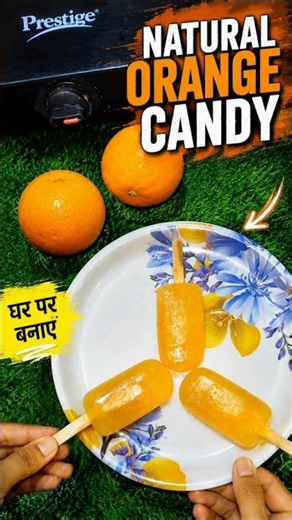 Orange Candy Recipe 🍊 | | No Preservatives #shorts