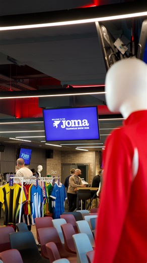Short clip from our visit to Brentford FC football ground for the Joma 2026 teamwear show⚽️ Some unreal new ranges for this year and plenty of quality options for teams at every level. The 2026 Joma range is coming to 3Q very soon 👀 Always great catching up with the Joma team too thanks for having us 🙌 #joma #teamwear #sportswear #3qsports #brentfordfc | 3Q Sports