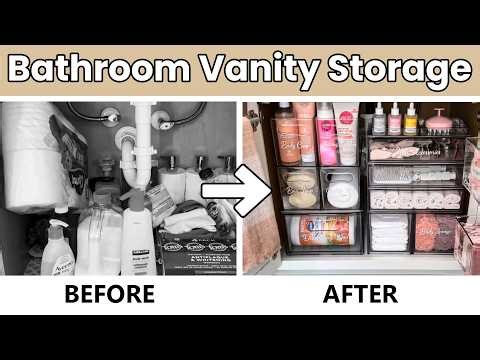Transform Your Bathroom Vanity Storage | Maximize Small Cabinet Storage