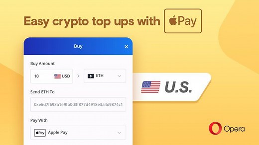 You can now buy Bitcoin with Apple Pay through Opera in the US