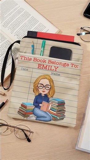 This Book Belongs To | Personalized Book Sleeve