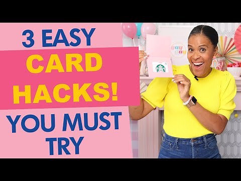 Birthday Card Making Ideas: THREE EASY must see card making hacks!