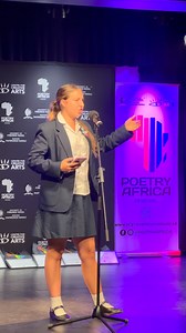 27 reactions | ✨ Chalkboard Slam Highlights! We’re sharing moments from last month’s Chalkboard Slam at the Festival Today, we’re featuring a powerful snippet by Scarlett Ferreira, whose poem beautifully echoed this year’s theme: Poetry an architecture of social justice️ Her performance moved the room and is a reminder of how young voices continue to shape the future of poetry and justice✨ #PoetryAfrica2025 #ChalkboardSlam | Poetry Africa | Facebook