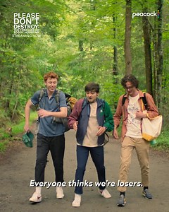 1.7K views · 168 reactions | The SNL breakout trio’s new movie, Please Don’t Destroy: The Treasure of Foggy Mountain, is streaming now only on Peacock. | Peacock TV | Facebook