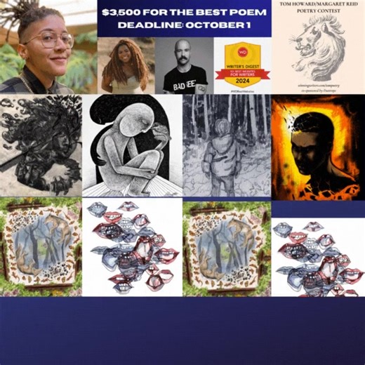 FINAL DAY to enter our Tom Howard/Margaret Reid Poetry Contest. $10,000 in cash prizes. Top 12 poems published online. Submit published or unpublished work. Fee: $22 for three poems. Enter online by 11:59pm Hawaii Time: https://createsend.com/t/d-0D6DF1278F9AFD962540EF23F30FEDED with Submittable and Duotrope | Winning Writers