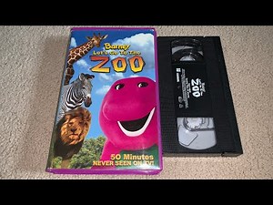 Opening And Closing To Barney: Let’s Go To The Zoo 2001 VHS