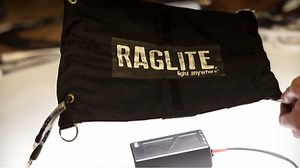 Meet the RagLite, a Light You Can Roll Up, Beat Up, & Hang Up Anywhere