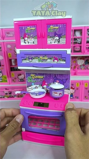 Satisfying Mini Kitchen Toy Set 🍳 Relaxing ASMR Cooking Sounds
