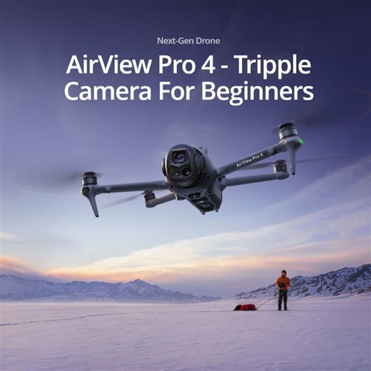 STOP CHOOSING. Get Pro-Level Shots for Beginner Prices! 🎥🚁 Introducing the Next-Gen AirView Pro 4: The ONLY triple-camera drone built for everyone. Capture professional angles without the complex setup. ✅ Triple Camera System: Get 3X the perspective (A game-changer for content creators!) ✅ One-Touch Flight: Fly like a pro from day one (Zero learning curve). ✅ Next-Gen Battery: Up to 51-min flight time on a single charge. Don't just fly—CREATE. 🎬 Limited Stock Drop! Grab the AirView Pro 4 toda