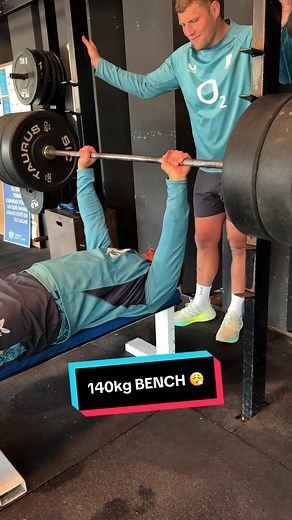 140kg Bench Press Challenge in Rugby