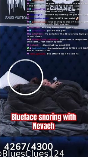 BLUEFACE SNORING NEXT TO NEVAEH 😭#Blueface #Viral #FunnyMoments #LiveMoments #YouTubeShorts m