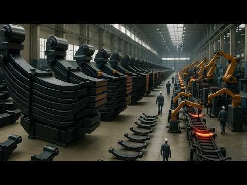 How 120 Million Leaf Springs Are Made Every Year. Industrial Manufacturing Process Full Documentary