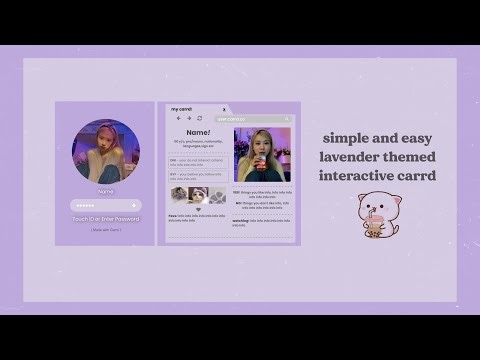 multiple page interactive carrd [ aesthetic ]