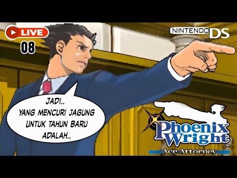 🔴 INVESTIGASI SIAPA PENCURI JAGUNG TAHUN BARUAN?! 🌽😱 | ACE ATTORNEY | DRASTIC EMULATOR | #08