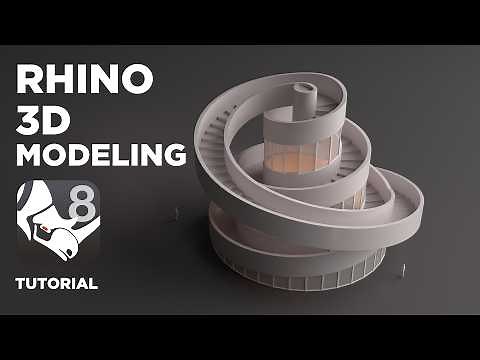 Rhino Architectural Modeling | Ribbon Chapel