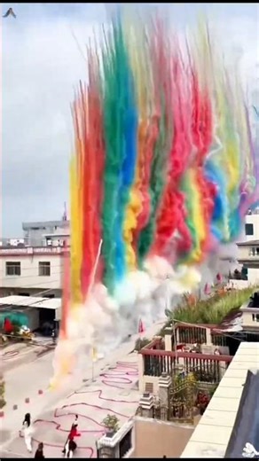 Color Explosion Surprise Gone Crazy 😱🔥 Must Watch! #love #nature #travel #entertainment #song#shorts