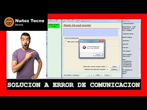 Solución Fácil ante fallo de error de comunicación Reset Impresoras Epson 🖨️