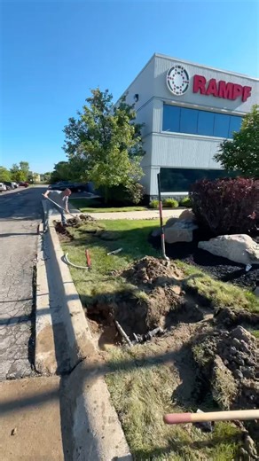 Irrigation Fix Underway | Exposing lines, testing flow, and sealing tight connections #irrigation