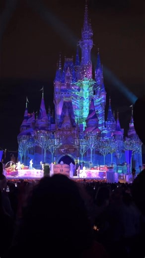 23 reactions | Frozen Holiday Surprise, part eight #waltdisneyworld #magickingdom #cinderellacastle #frozenholidaysurprise #frozenfriday #disneyholidays #holidays #holidays2025 #fblifestyle #disneyover50 | DisneyOver50 | Facebook
