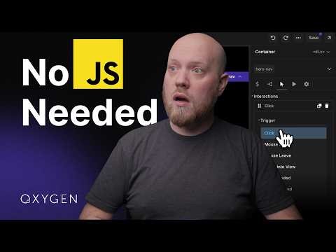 Oxygen's Interactions Engine: Build Click, Hover & Scroll Effects