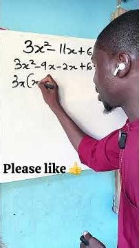 Factorization method of solving quadratic equation #maths #basicproblems #basicproblems #fyp #viral