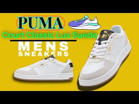 "Step Up Your Style: Unveiling the Puma Court Classic Lux Suede Sneakers!"