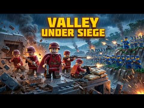 ⚓🔥 Red Army vs Blue Army at the Burning Naval Port | Epic 3D LEGO Harbor Battle Simulation