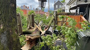 Central Ohio storms leave debris, downed power lines in their wake