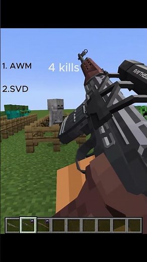 Minecraft Gun Mod vs Every Mob - This Was Too Easy 💀