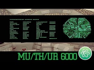 Alien "MU-TH-UR 6000" Theme for Atom Text Editor