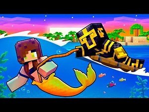 LA SUSCRIPTORA SE CONVIERTE EN SIRENA EN MINECRAFT 😱