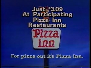 Pizza Inn Commercial from October 9th, 1982