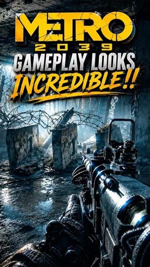 Metro 2039 Gameplay LOOKS INCREDIBLE!! 🤯☢️ #metro #metro2039 #metro2039gameplay