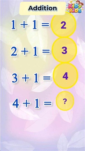 Easy addition | Maths for kids | kids learning shorts #short
