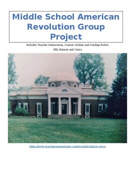 Middle School The American Revolution Project