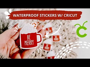 WATERPROOF STICKERS WITH CRICUT | I tried 4 waterproof label brands so you DON'T have to!