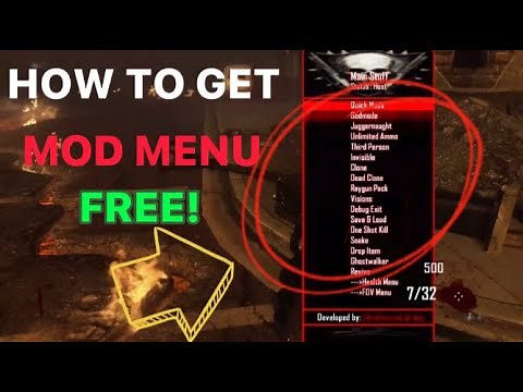 Black Ops 2: How To Get The Hells Vengeance V4 MOD MENU FOR FREE!