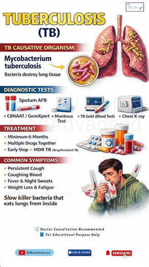 Tuberculosis (TB) – Symptoms, Tests & Treatment | Know Before It’s Too Late