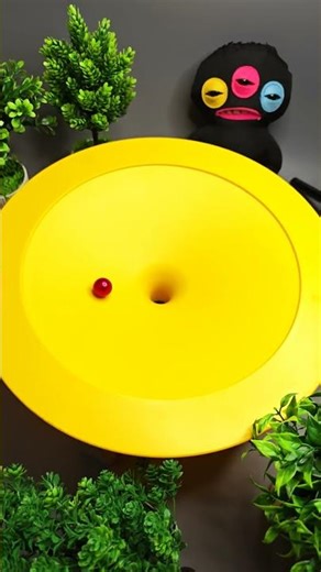 Marble Vortex ASMR (Perfect Spiral) 🌀💛 #asmr #shorts