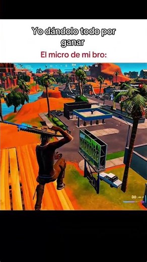 El Micro de Mi bro en Fortnite enserio está Mal 😭💀