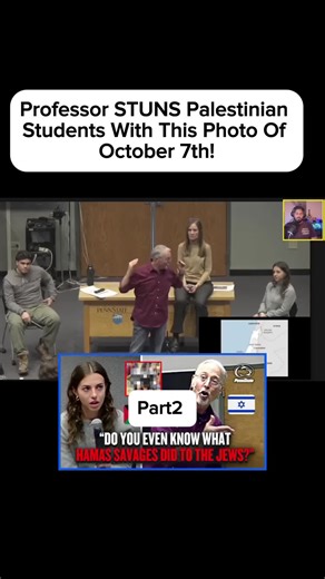 Professor STUNS Palestinian Students With This Photo Of October 7th! Part2 #news #trump #america #trump2025 #foryou
