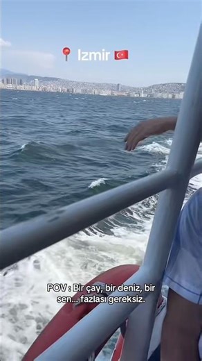Izmir sea and ferry | coastal city vibes in Turkey
