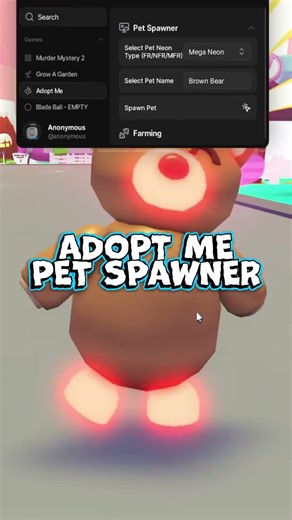 🚀 DARK SPAWNER 🚀 Spawn Any Pet | Adopt Me Script