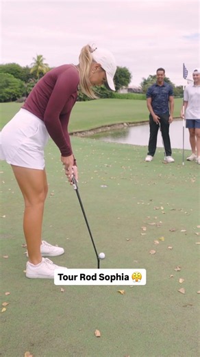 She Couldn’t Miss 🤝 #golf #lpga #proplayer #pga