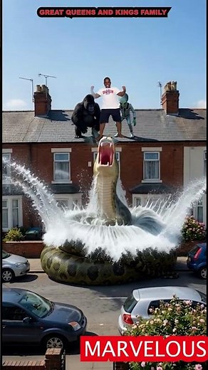 Anaconda snake funny video try not to laugh. Funny Gorilla King Kong Alien prank #alien #kingkong