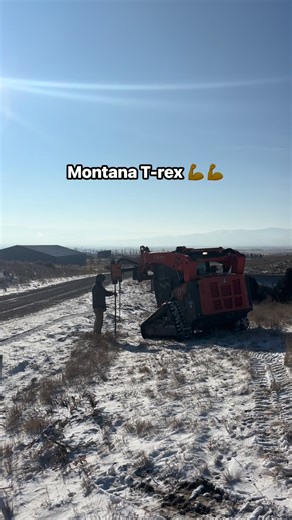 Using the Montana post driver, t-rex Montana post drivers are the best post drivers available, and the original post drivers! We are personal friends with the owners of Montana post driver check them out!! #Montana #fenceinstallation #fencing #construction | Evergreen Fencing, LLC