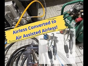 Convert Tritech Airless to Air Assisted Airless with Wagner GM4700.