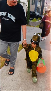 2.6K views · 12 reactions | 練練秊Watch out! Little dinosaur is on the loose tonight… hunting for treats, not tricks! 練 | Michelle Tanner | Facebook