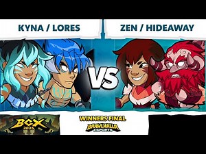 Kyna & Lores vs Zen & Hideaway - Winners Final - Brawlhalla World Championship 2025 - LAN 2v2